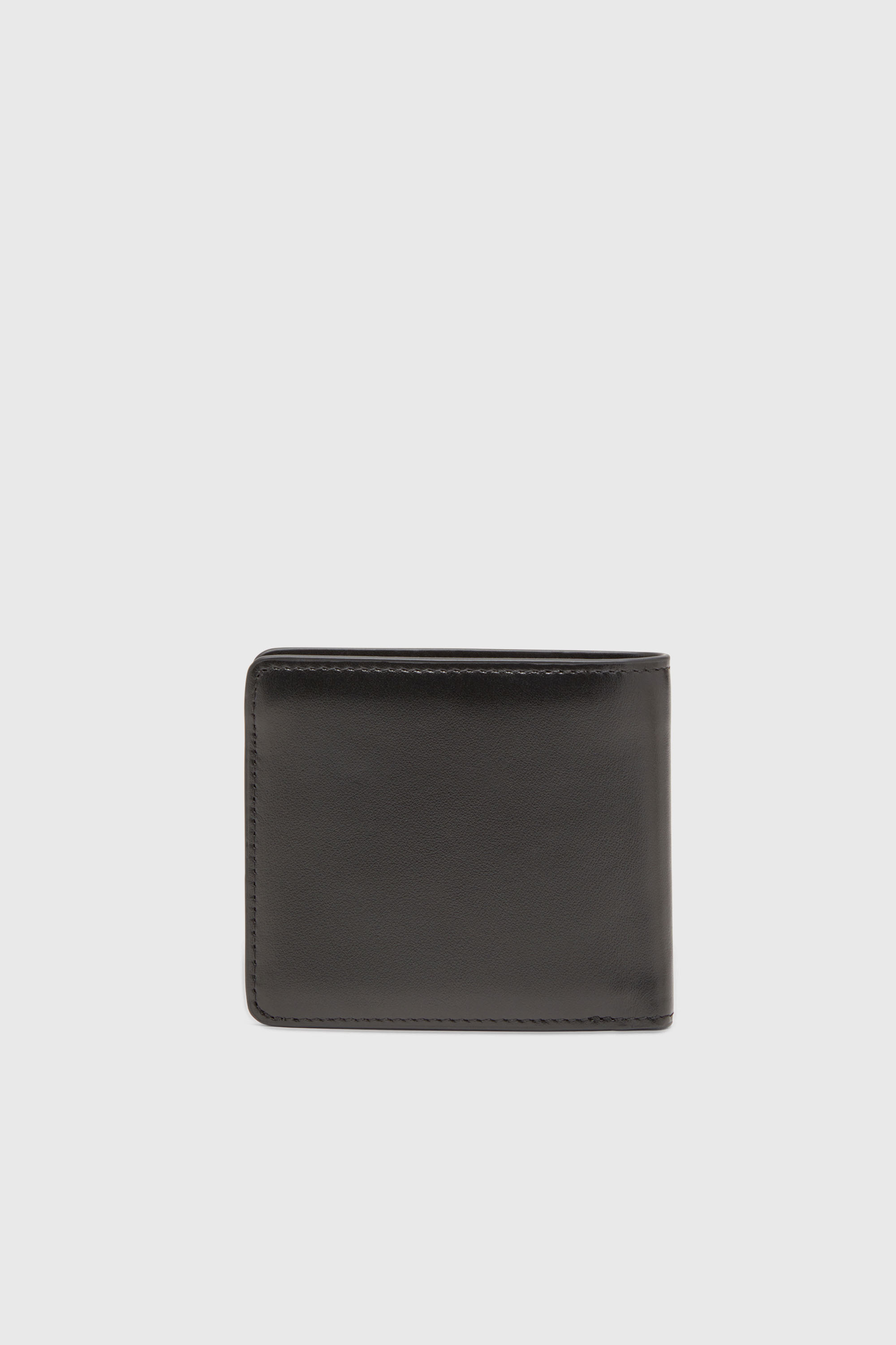 Diesel - HOLI-D BI FOLD COIN S 3D, Unisex's Bi-fold wallet in leather in Black - 2
