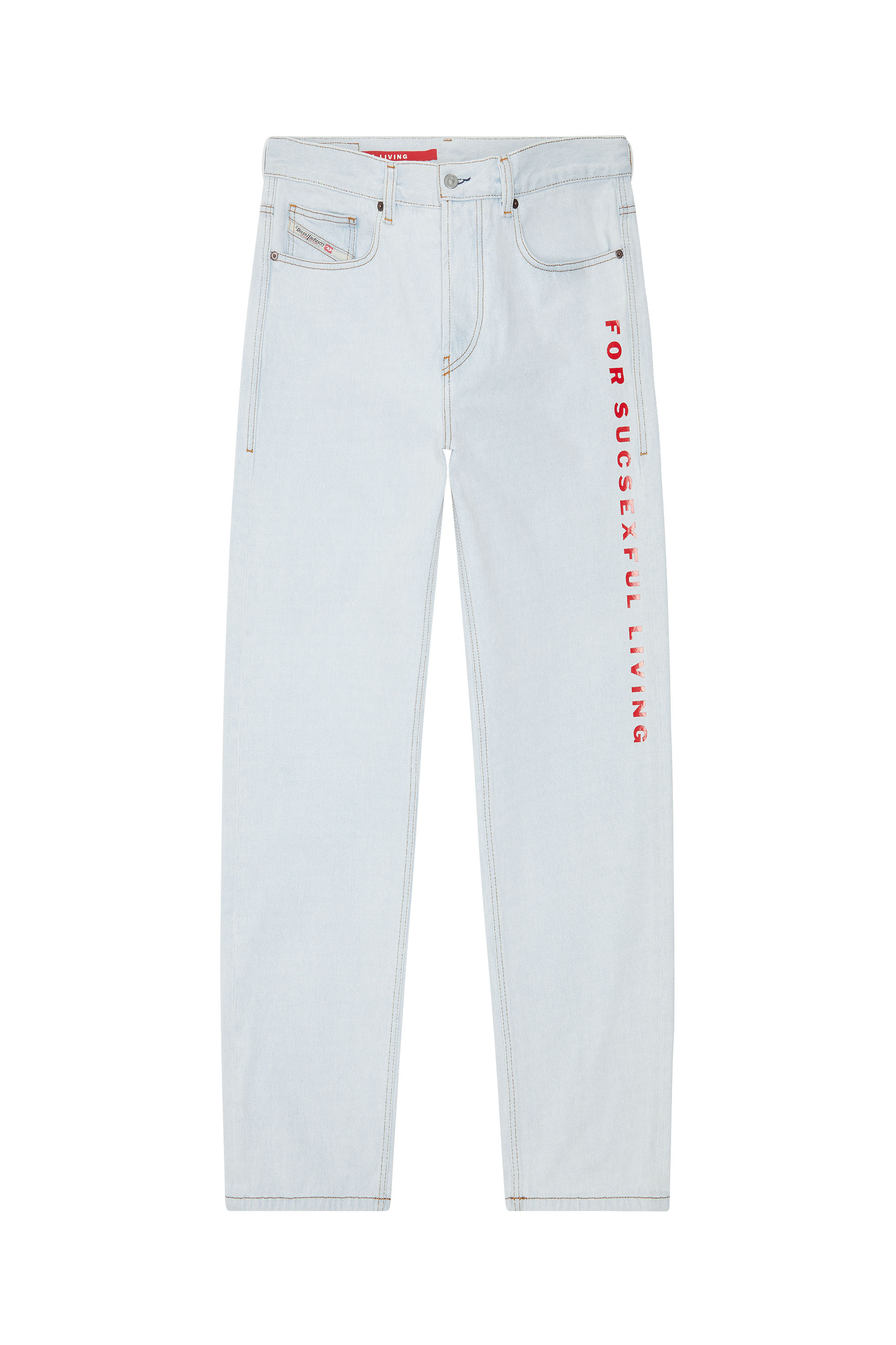 Diesel - Straight Jeans 2010 D-Macs 0079Z, Light Blue - Image 5