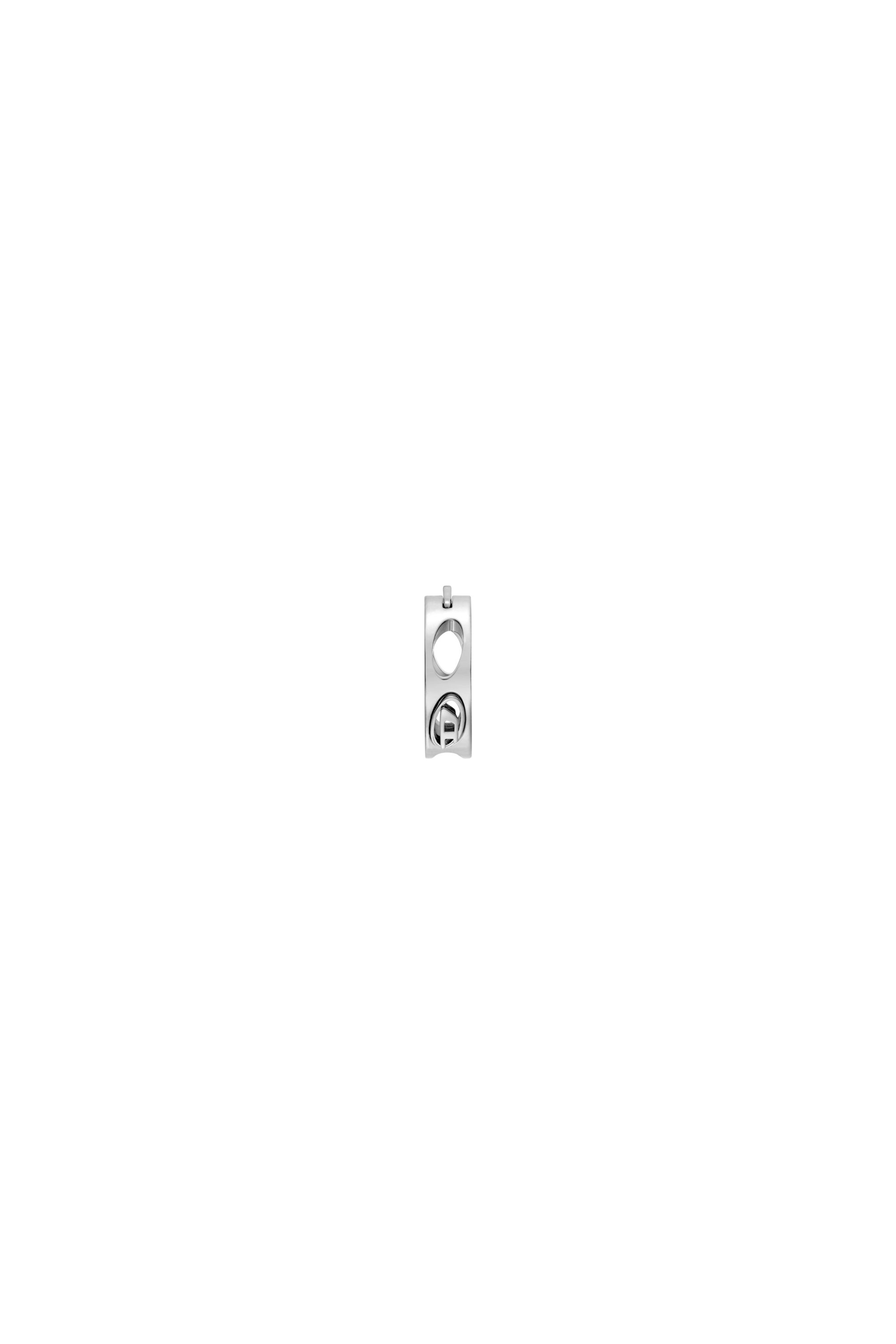 Diesel - DX166440 JEWELLERY, Unisex's Stainless Steel Hoop Earring in Silver - 2