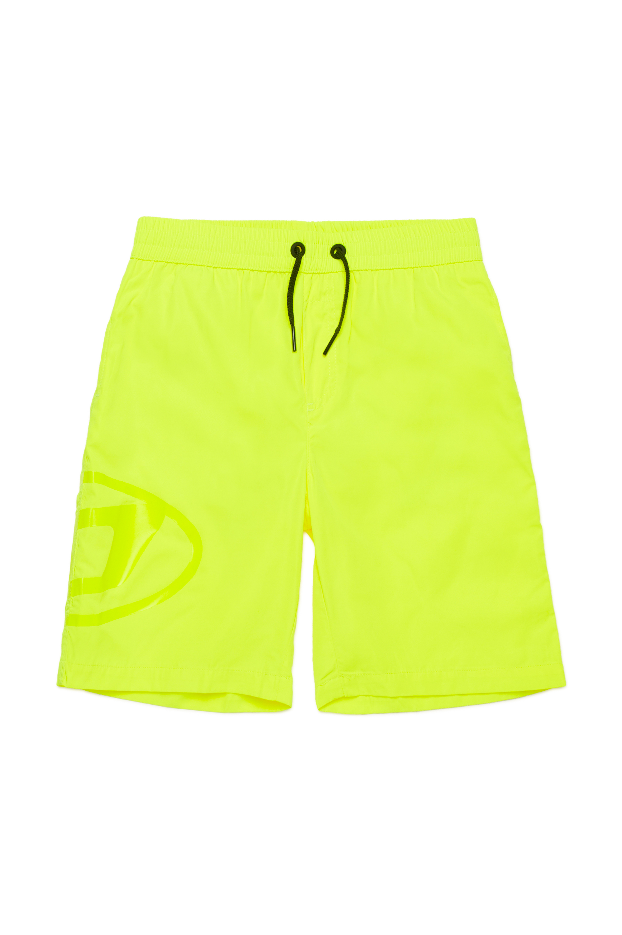 Diesel - MIPRUL, Man's Swim shorts with tonal Oval D logo in Yellow Fluo - 1