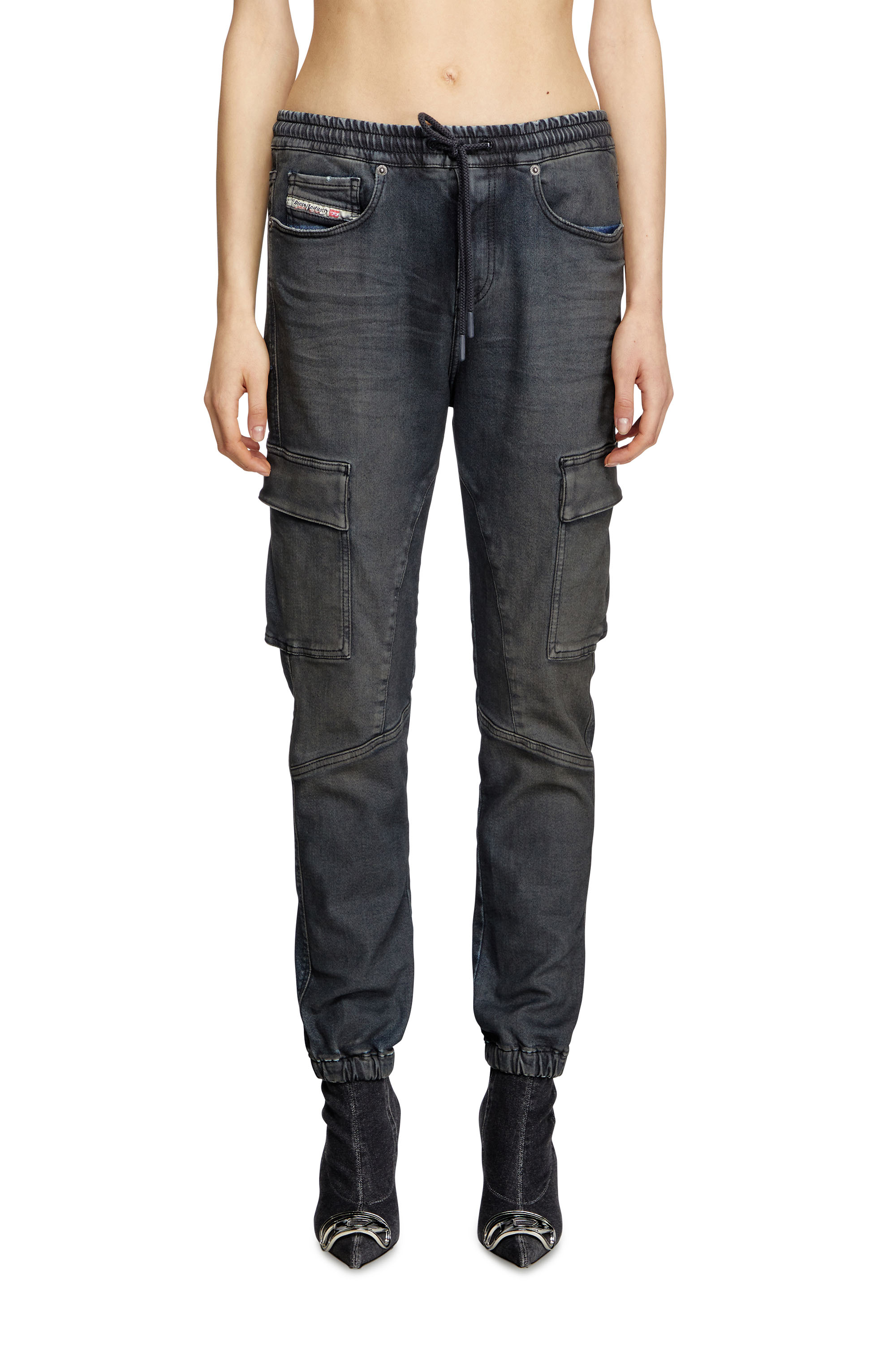 Diesel - Woman's Regular 2051 D-Ursy Joggjeans&reg; 09L13, Dark Blue - 3