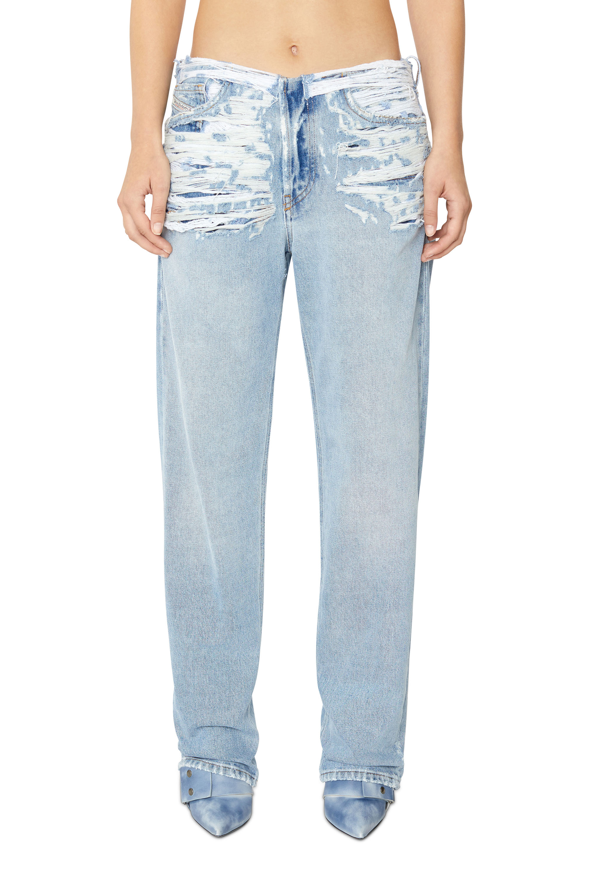 Diesel - Straight Jeans D-Ark 007N7, Light Blue - Image 1