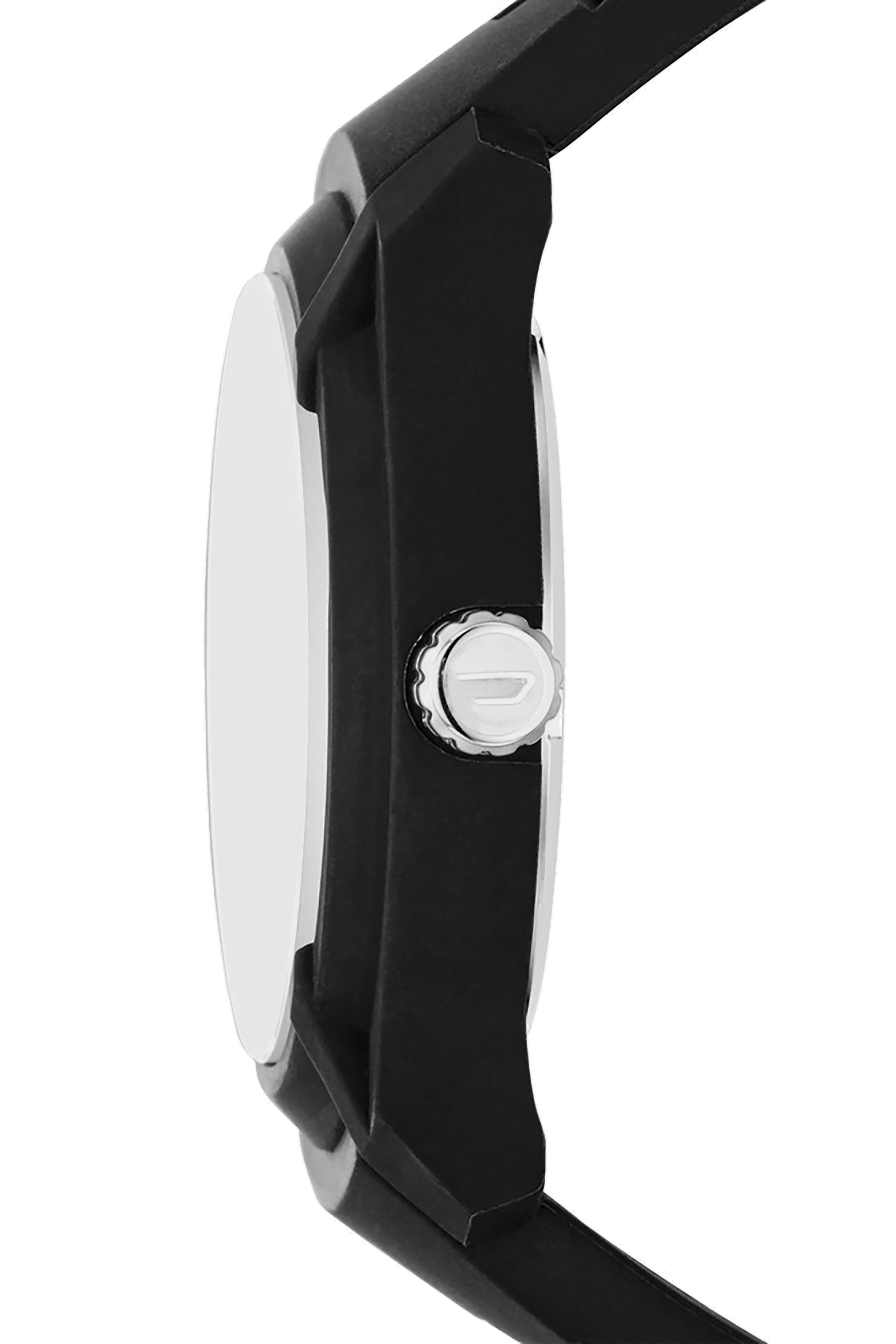 Diesel - DZ1830, Man's Armbar silicone watch with black dial in Black - 2