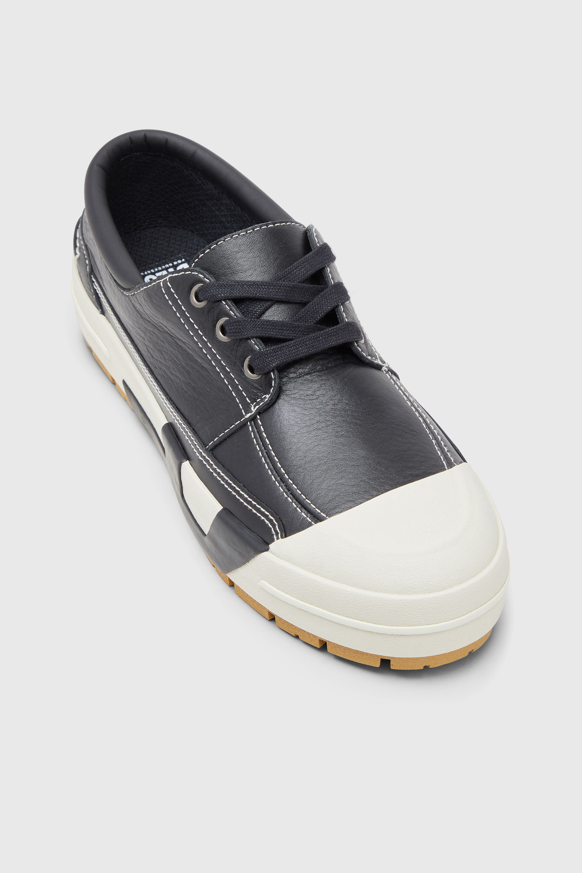 Diesel - S-D-VERSE MOCASSIN, Man's S-D-Verse - Leather hybrid moccasin in Black - 6