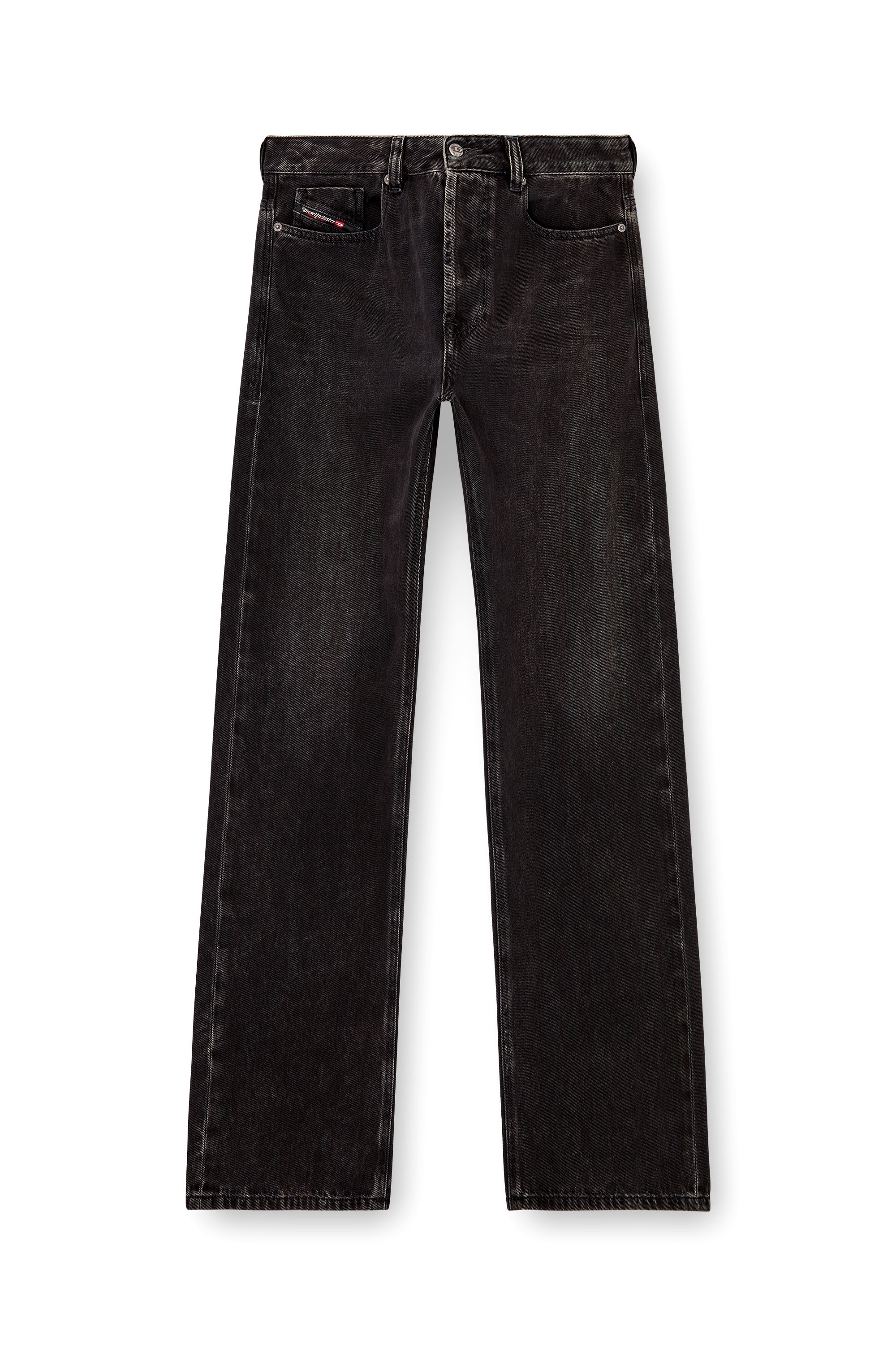 Diesel - Man's Relaxed Jeans 1980 D-Eeper 09J96, Black/Dark grey - 3