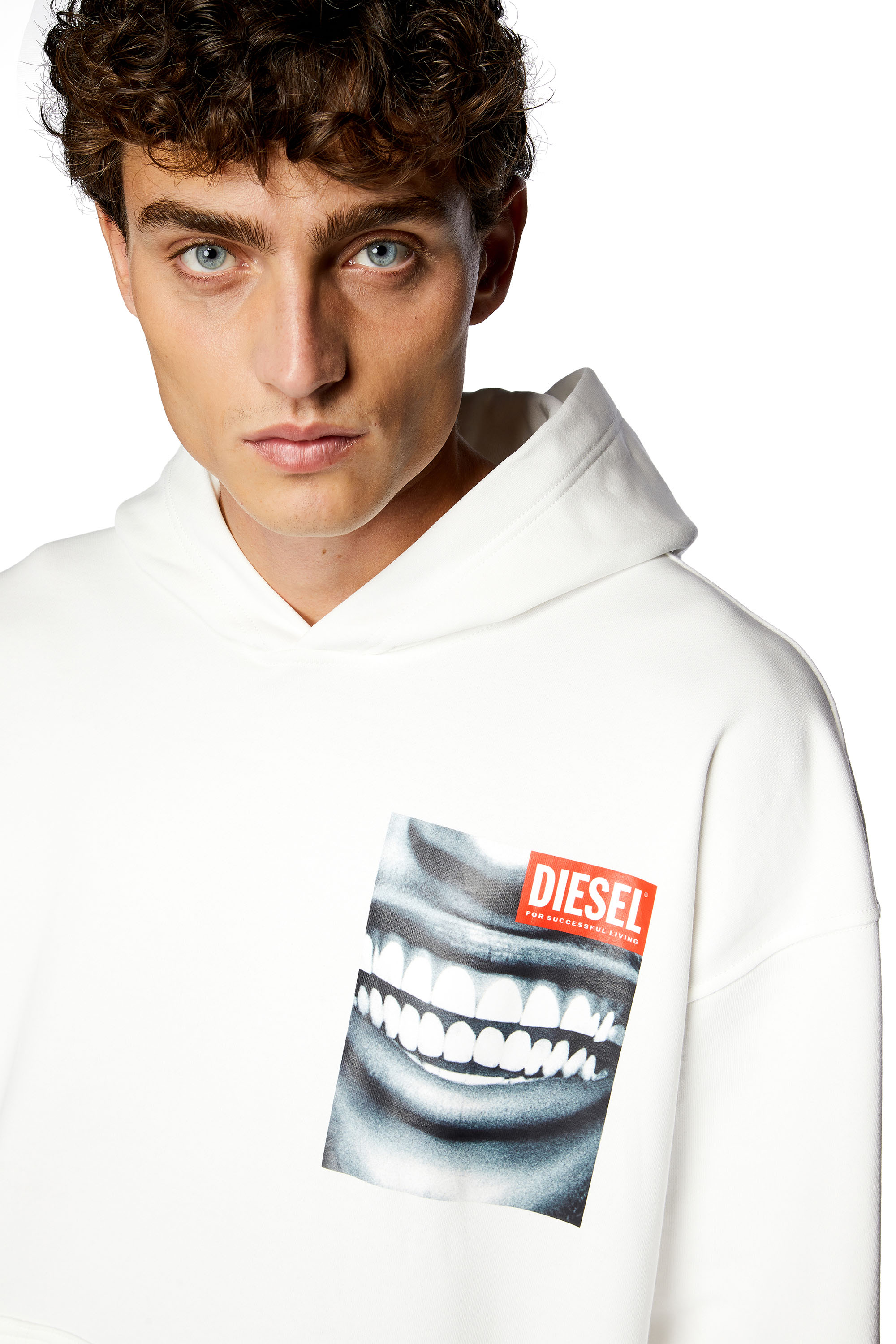 Diesel - S-MACS-HOOD-POFF-L1, White - Image 5